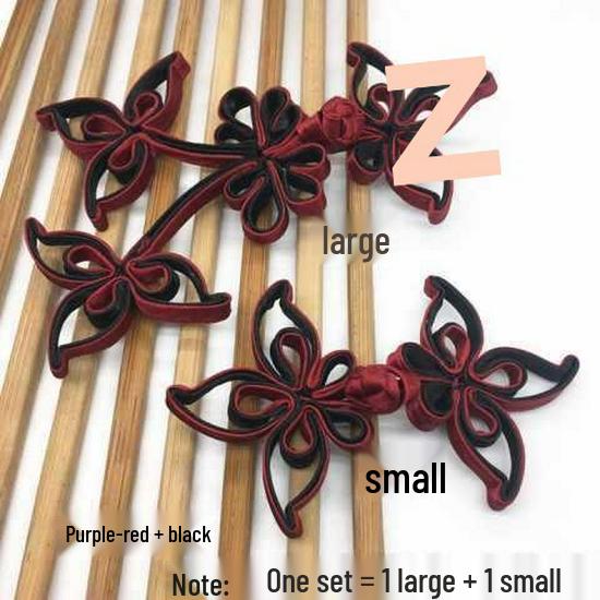 Ręcznie robione guziki Żabki 3D: Retro Kwiatowy Cheongsam Garnitur Tang Dekoracja