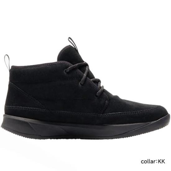 North W Nuptse Chukka WP Suede TNF Black 7 [The Face] Black/TNF