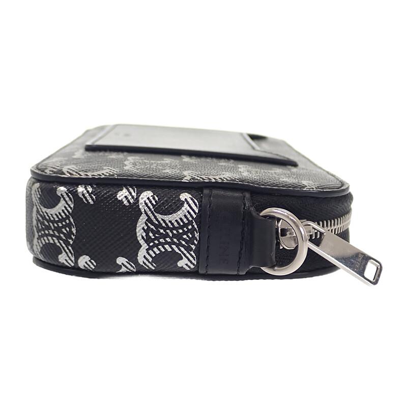 CELINE  10L272EV5.36SB Shoulder Bag black canvas/leather Women