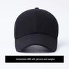 Unisex Solid Color Curved Brim Baseball Cap