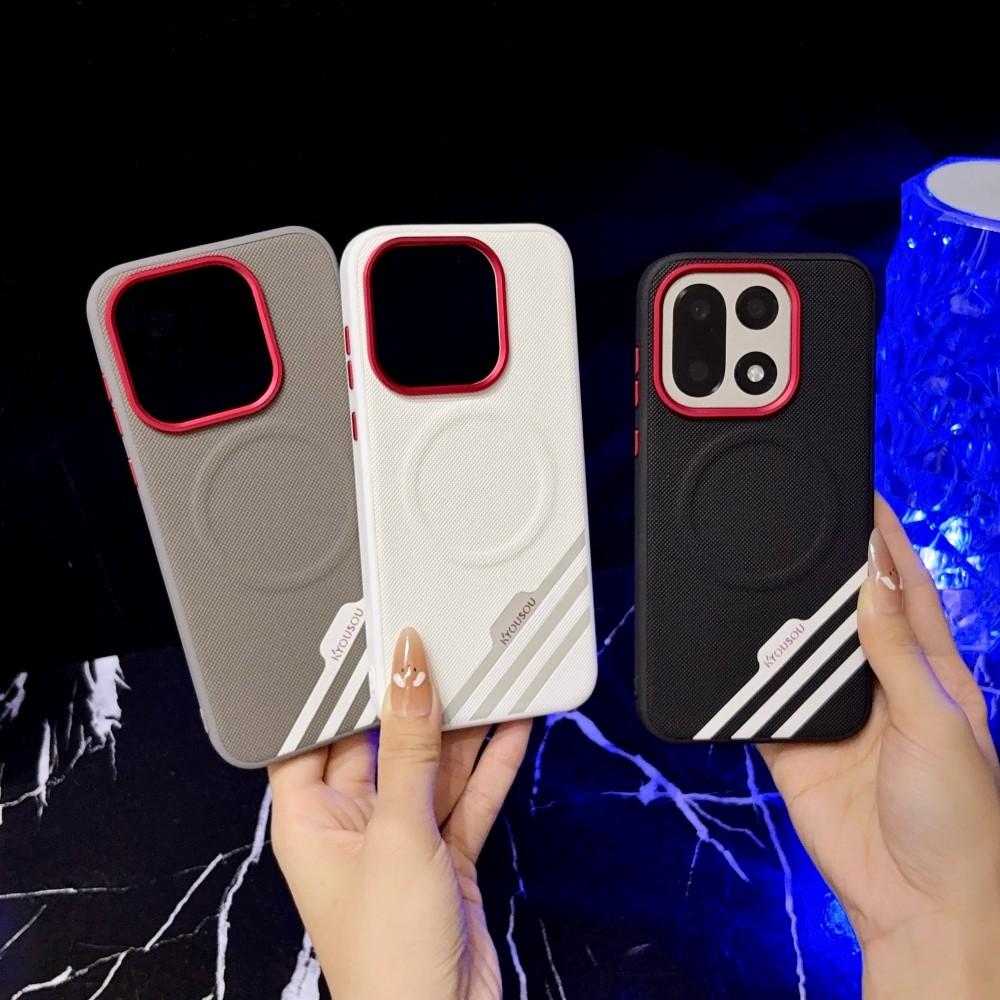 For OnePlus 15T Case Luxury Vegan Leather Magnetic MagSafe Protective Back Cover For OnePlus 15 15R 13 13T 13S 13R Phone Shell