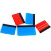 Color-Changing Protective Film Scraper with Replaceable Velvet Cloth for Car and Wallpaper Use