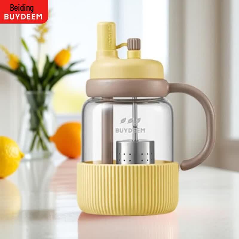Buydeem Portable Glass Tea Brewing Bottle