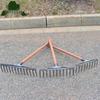 Heavy-Duty 13-Tooth Iron Garden Rake