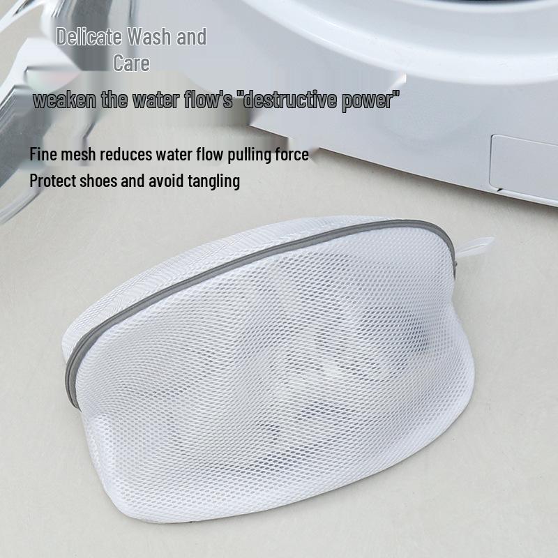 Shoe Laundry Mesh Bag: Thickened, Anti-Deformation, Hangable & Dryable
