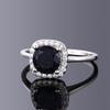 Trendy Purple Amethyst Ring 8MM Sparkling CopperBand High Quality Luxury Jewelry Wedding Engagement Rings for Women