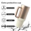 Silicone Cup Cover for 30/40 Oz Tumbler Cup Boot Food-Grade BPA-Free Reusable Durable Bottom Protector