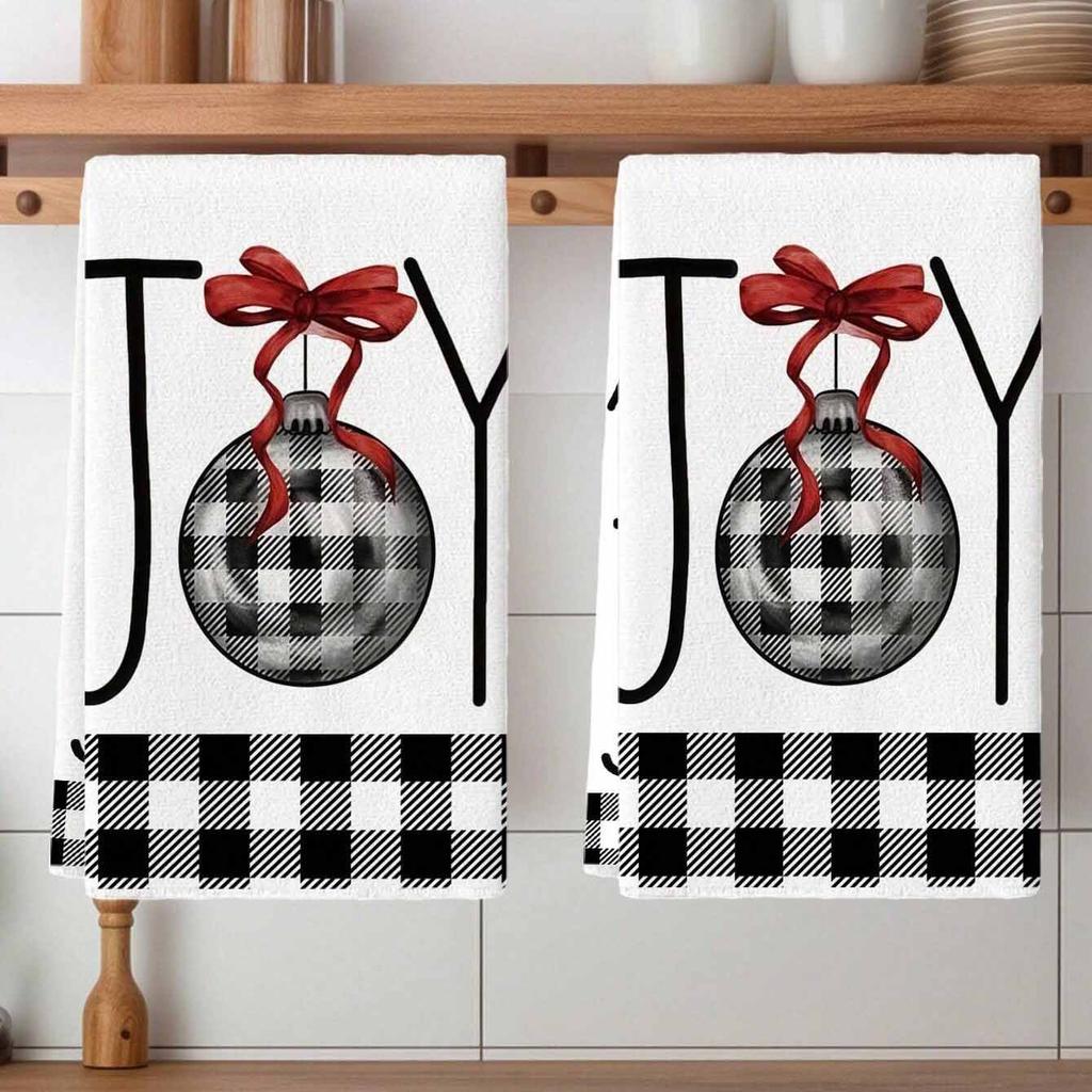 1pc/2pc/4pc/pack Christmas Scrub Sponge Creative Kitchen Dish Cloth Festive Cleaning Decor for Home & Table Kitchen Dish Towel Xmas Cleaning Supplies