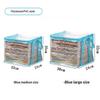 Waterproof PVC Book Storage Box Extra Thick Transparent Desk Organizer for Home Study Student Workspace 1PC