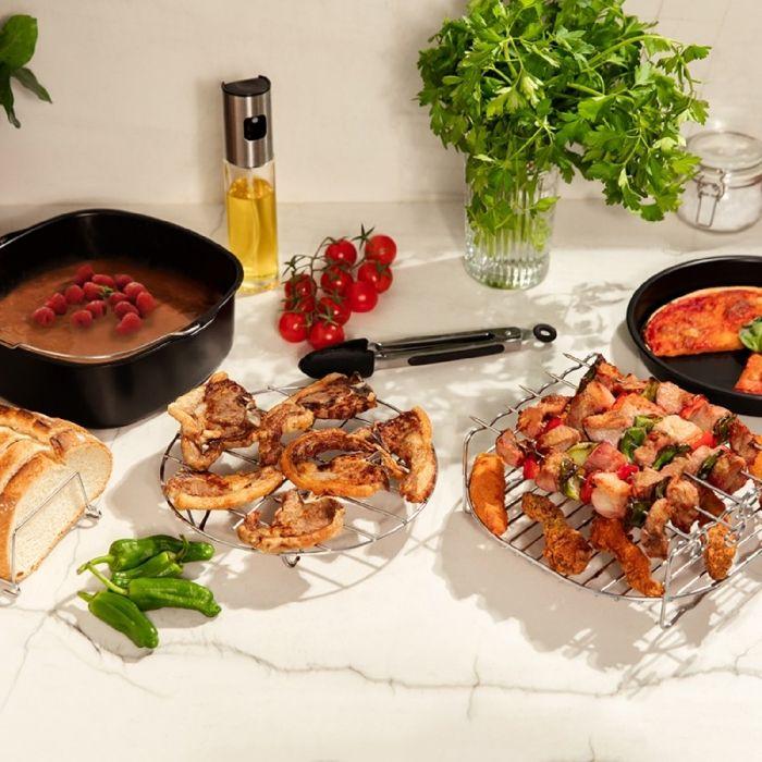 Cecotec kit d'accessoires pour friteuse sans huile de 5 à 6,5 l pack d'accessoires cecofry. 8 accessoires