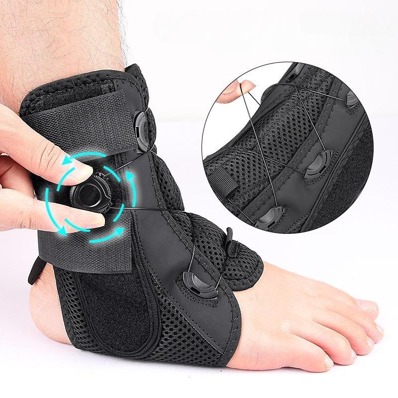 Adjustable Ankle Brace For Sprained Ankle Support Brace With Side Stabilizers For Men & Women Ankle Splint Stabilizer