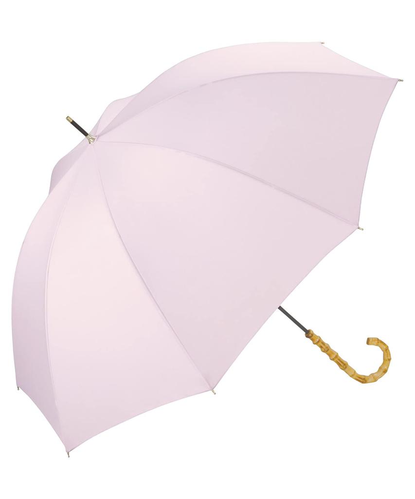 Basic Bamboo Long For Sunny or Rainy Large Bamboo Commuting To Work or Women Wpc. Umbrella, Umbrella, Purple, Umbrella, 58cm, Women's, Days, Handle,