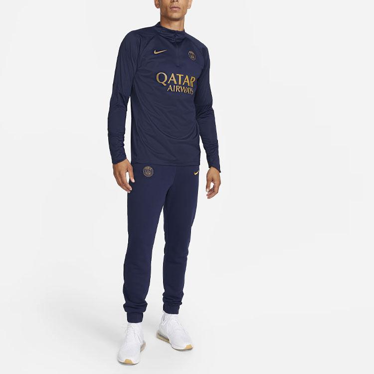 New Nike Paris Saint Germain Strike Winter Warrior Soccer Jerseys Men's Marine Blue DX2863-499
