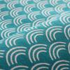 Dyeing Anbo Hand Towel Light Authentic Dyed Cotton Tokuoka Made in Japan 35cm x 100cm "Seigaiha Blue" 100%