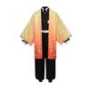 Kids Kimetsu No Yaiba Halloween Cosplay Costume Boys Agatsuma Zenitsu Role Playing Dress Up Outfit