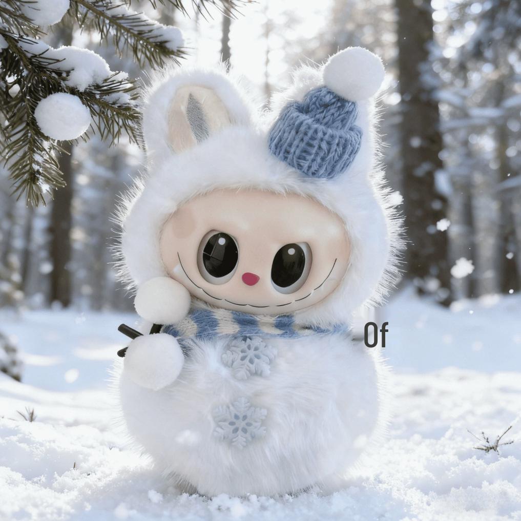 Labubu Doll Clothes: Christmas Shawl & Cape for First, Second, and Third Generation Labubu Dolls and Figures