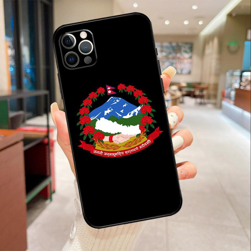 Nepal Flag Phone Case For iPhone 17 16 15 14 13 12 11 Pro Max mini 16 Plus 16e 17 Air Protective Cover