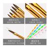Nail Art Brushes 5 Sets Acrylic Imitation Mink Crystal Pens, Nail Art Tools