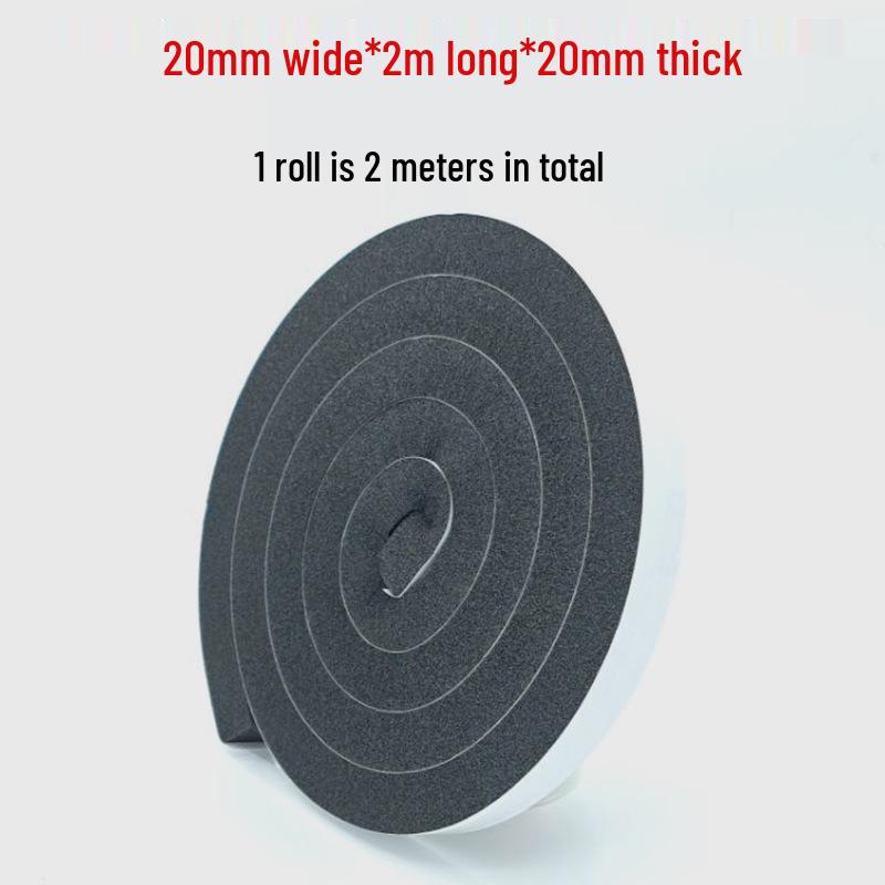 Black Self-Adhesive Fire Retardant Foam Tape