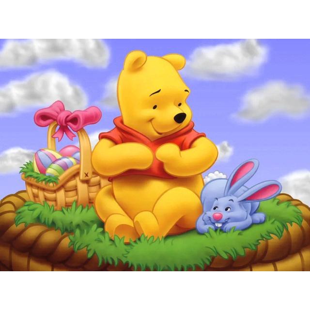 Cartoon 5D DIY Diamond Painting Stitch Frozen Diamond Embroidery Mosaic Pooh Bear Home Decor Children's Gift