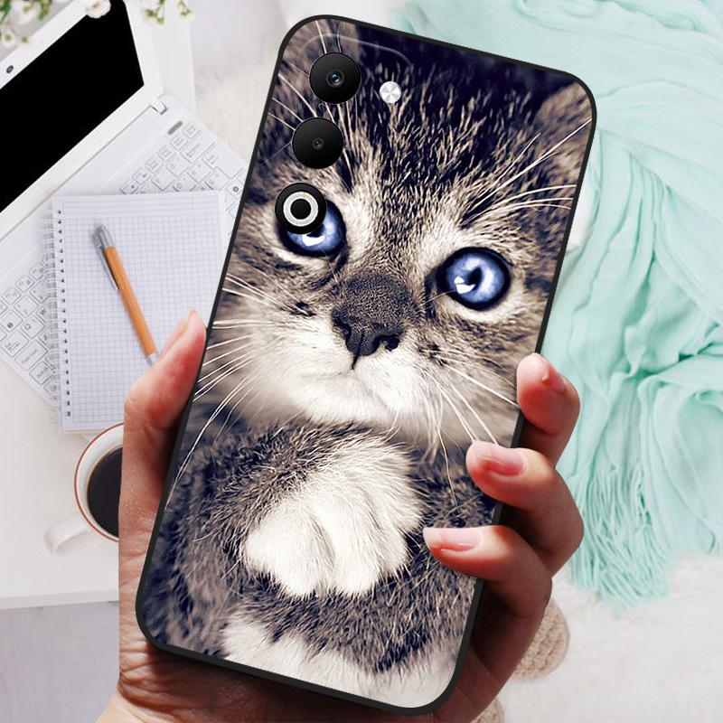 For Oppo A5 4G 5G 2025 Case Lion Wolf Silicone Soft Back Cover For Oppo A5 5G CPH2735 Phone Case Oppo A 5 2025 Protective Shell