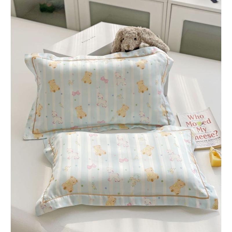 Animated Children Lyocell Pillowcase 30x50 Infant Ice Silk Pillowcase Small Pillowcase 35x55 Summer Pillow Cases