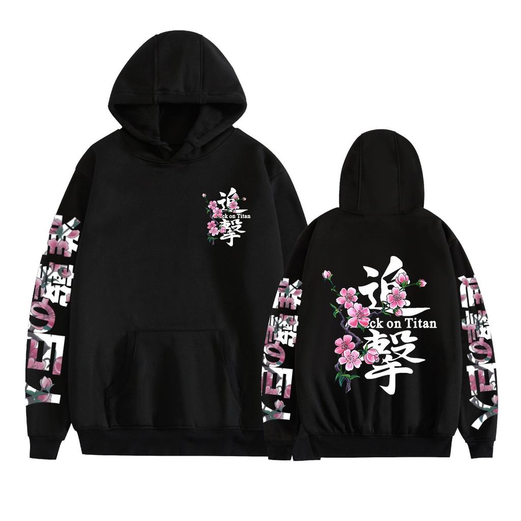 Attack On Giants Surrounding Hoodies Loose Casual Men's Women's Trendy Autumn/Winter Hoodie