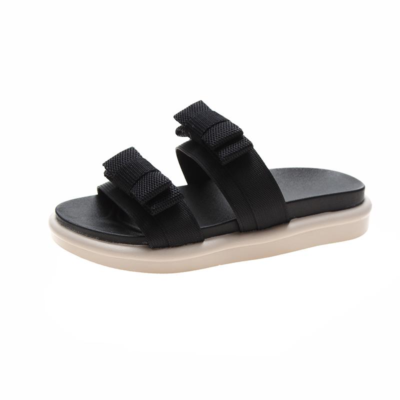 

Уличные женские тапочки с открытым носком на толстой подошве, летние нескользящие женские пляжные тапочки, модные женские повседневные шлепанцы, шлепанцы 5