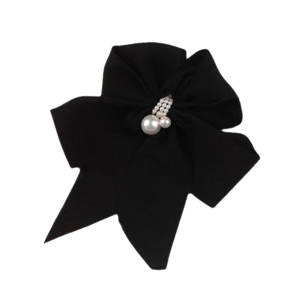 Chiffon Schleife Perle Haarspange Federklemme Haarschmuck Mode Allround-Haarspange Temperament Haarnadel