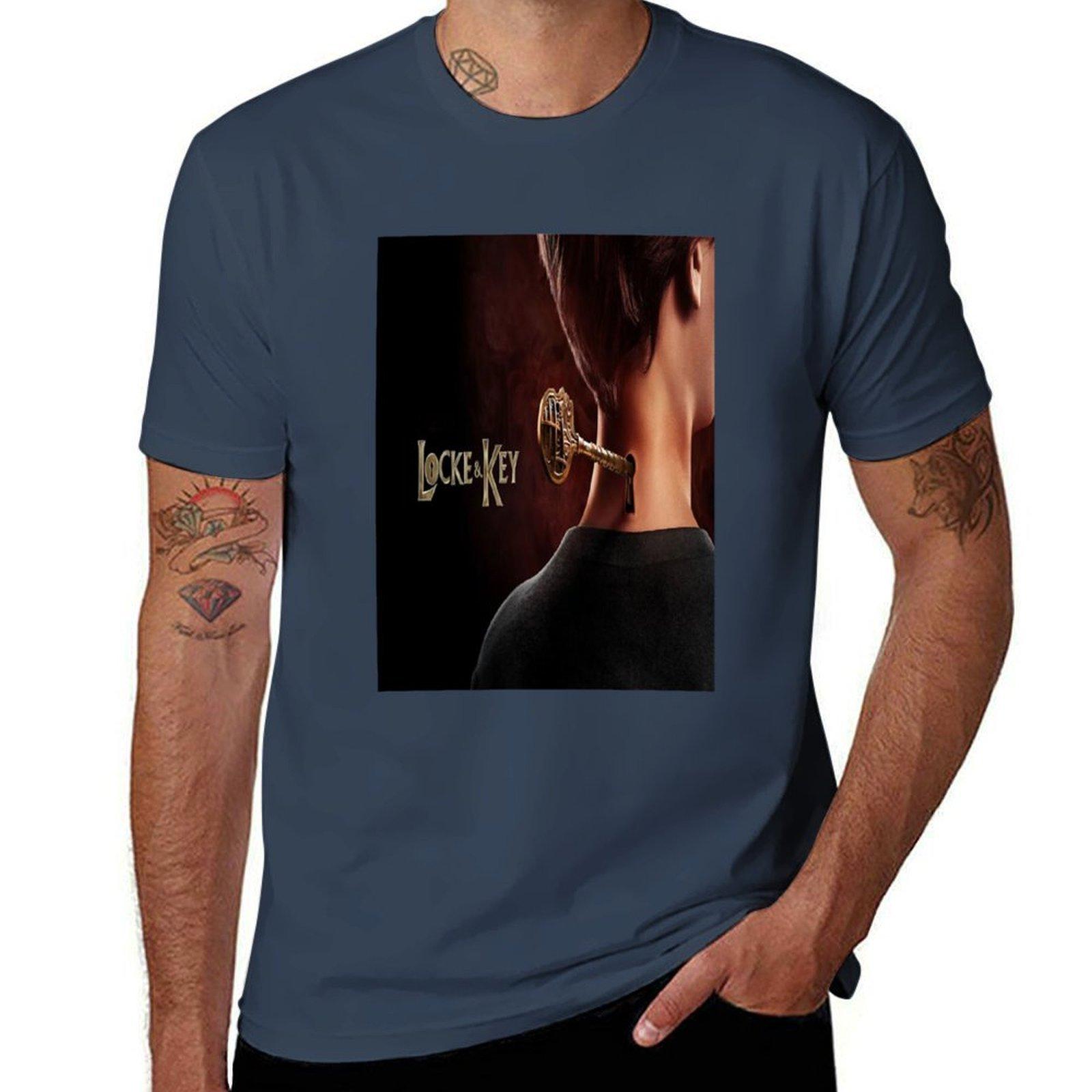 Bode Locke Minimalist Tshirt Casual Pattern Print Tee Shirt S