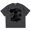 Oversized TShirt Unisex Y2k Tops Cotton  Print Car Summer Harajuku Streetwear Graphic Short Sleeve Tee Vintage Aesthetic Clothing