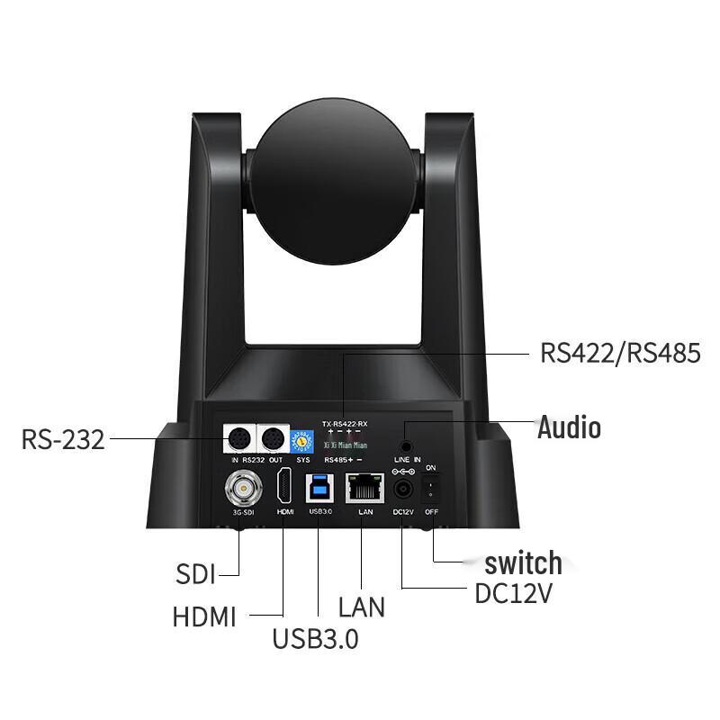 Xunwei 4K AI Tracking PTZ Video Conference Camera (CN version)