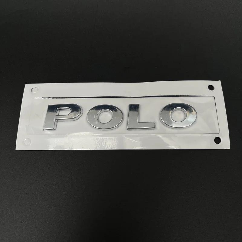 For VW Polo 1.4 1.6 Trunk Lettering Displacement Standard Rear Tail Mark Silver He4