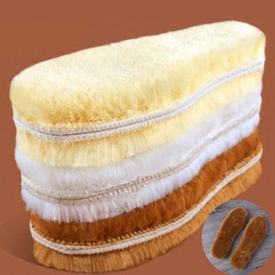 Plantillas Botas de nieve gruesas Almohadilla gruesa para zapatos Plantillas cálidas Plantillas Maomao neutras de piel sintética Plantillas de invierno Unisex