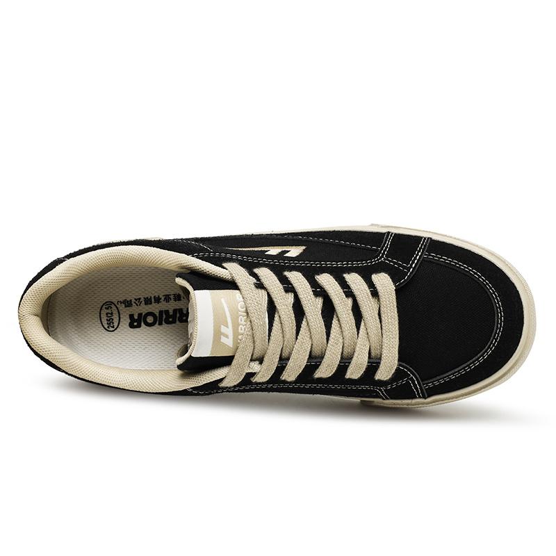 Warrior Canvas Fashion Simple Classic Retro Non-Slip Wear-Resistant Lightweight Breathable Low-Top Skate Shoes Unisex sneaker WXY-J058HJ04