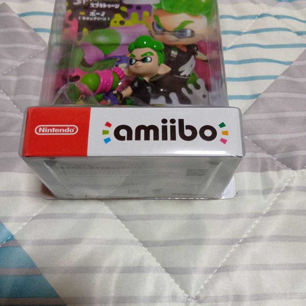 [USED] Splatoon amiibo Boy (Neon Green)
