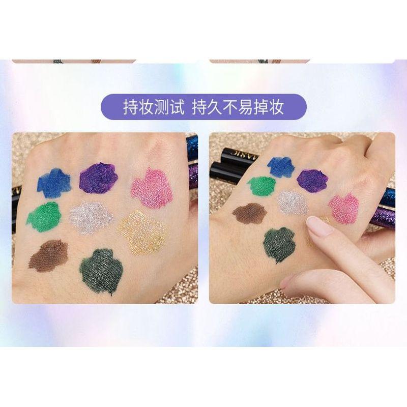 IMAGIC - 8 Farben Glitzer Flüssiger Eyeliner Set