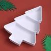 Christmas Tree Snack Tray Serving Tray Holiday Snack Plate for Fruits Desserts Party Kitchen Supplies Tableware Xmas Decor