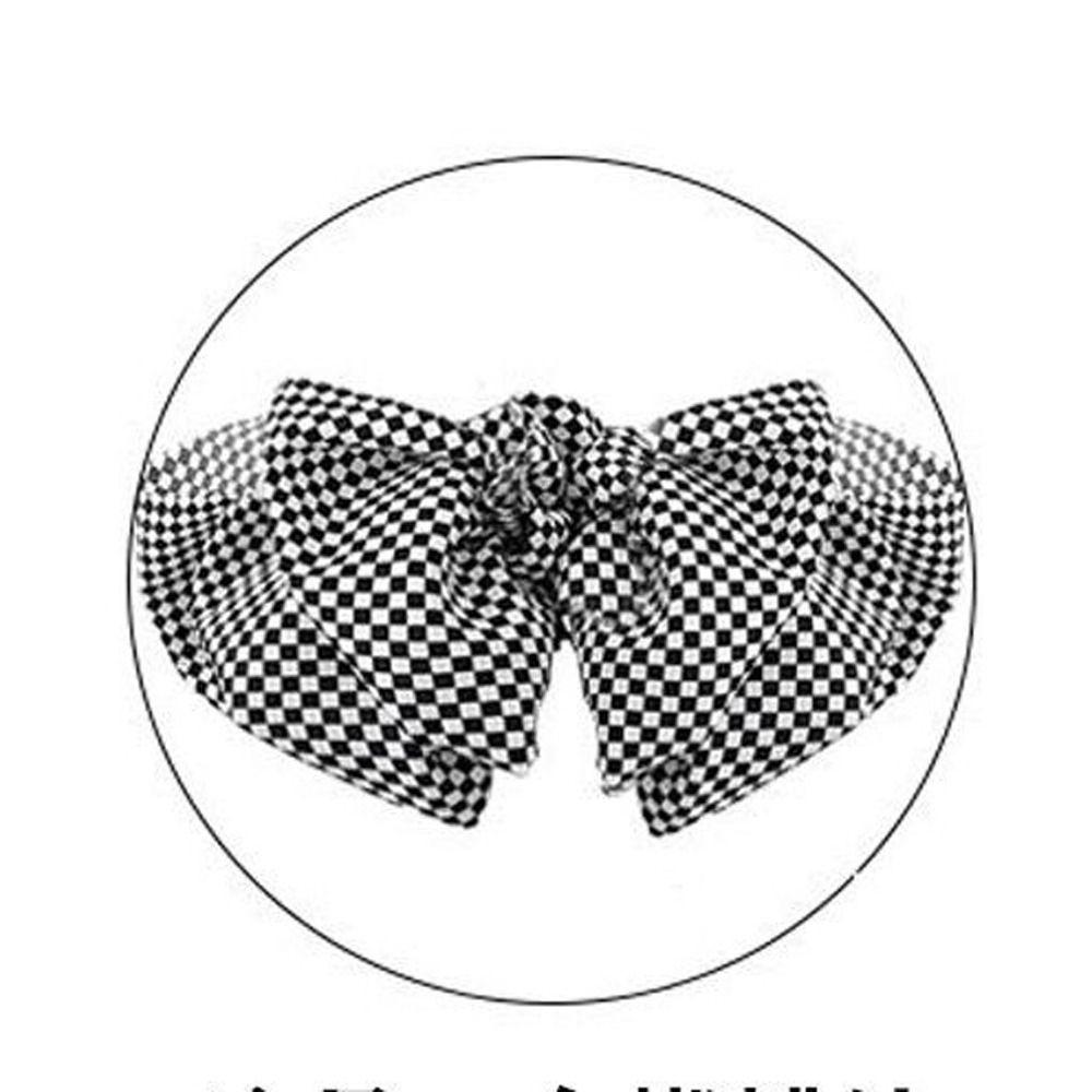 

Винтажные заколки бант хвостик накладка для волос хвостик наращивание волос женский парик для волос женская накладка для волос Black&white-Style 3