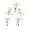 5 Pcs Luminous Fishing Rolling Swivels Connector Sea Fishing Tackle (S)