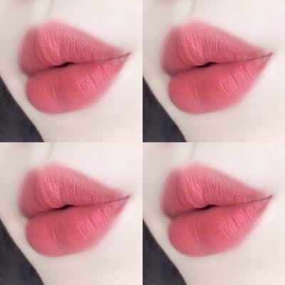 Little Gold Bar No. 11 Gentle Apricot Pink Bean Paste Matte Lipstick, Long-Lasting, Non-Fading, Super Gentle