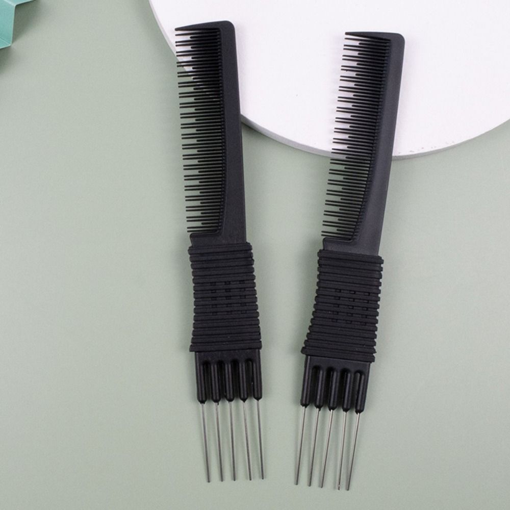 Anti-slip Pointed Tail Comb Anti-Static Five Teeth Hair Comb Pro Hairdressing Combs