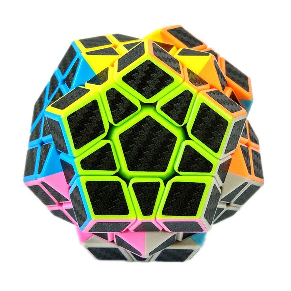 Moyu Carbon Fiber Magic Cube 3x3 new Dodecahedron Puzzle Cubo Toy Kid Game Moyu Carbon Fiber Magic Cube 3x3 new Dodecahedron Puzzle Cubo Toy Kid Game