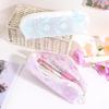 Creative floral butterfly embroidered pattern pencil case, vintage-style fashionable stationery storage bag, desktop item storag