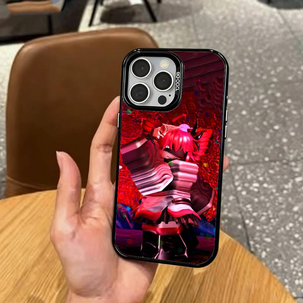 Horror Game T-TwoTime F-Forsaken Handyhülle Für iPhone17,16,15,14,13,12,11 Plus,Pro Max Farbe Silber Beschichtet Innenabdeckung