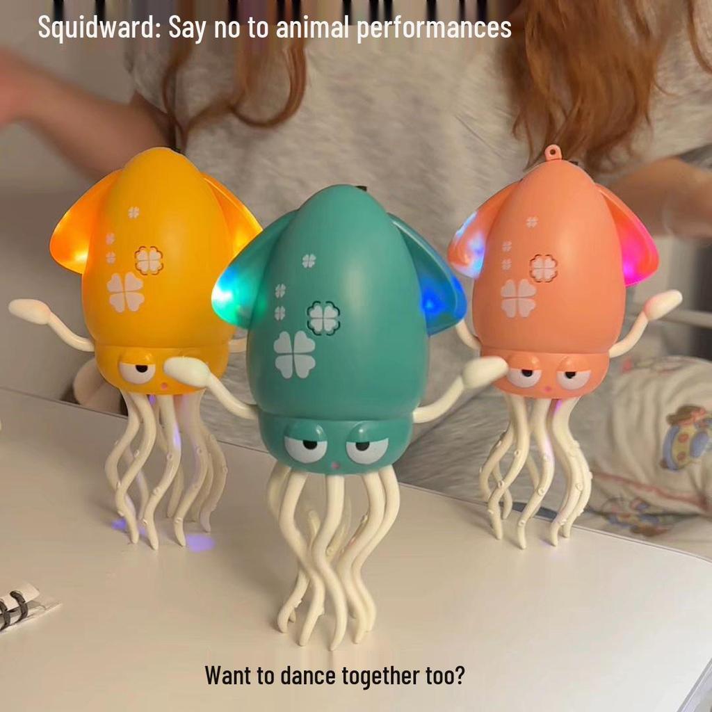 Induction Dancing Octopus Toy with Automatic Obstacle Avoidance for Children's Fun and Stress Relief