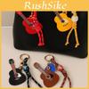 Creative Pu Guitar Keychain Bag Charm Handmade Pendant For Fashionistas