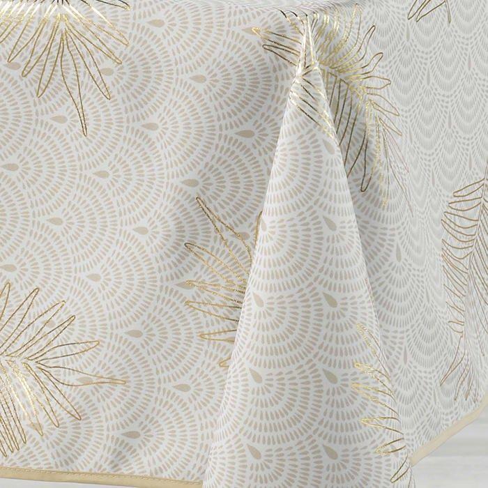 Nappe 145 x 240 cm metallise Sunny gold