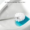 4Pcs Household Toilet Bowl Brush Soft Bristles Toilet Cleaning Brush Stainless Steels Handle Deeply Cleaning Toilet Brush