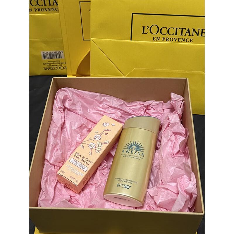 L Occitane Cherry Blossom Hand Cream Anessa Sunscreen Gift Set